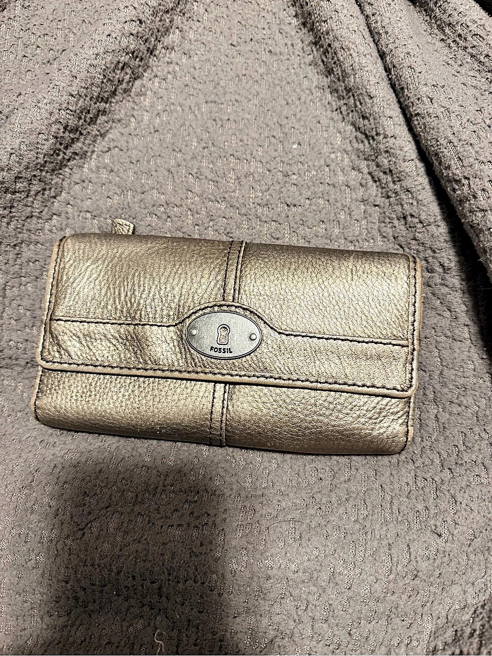 Fossil Metallic Gold Wallet